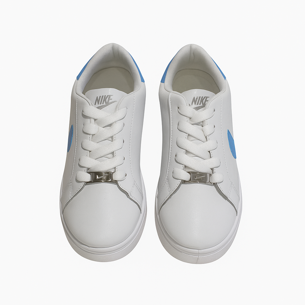 حذاء نايكي رياضي أزرق وأبيض 36989