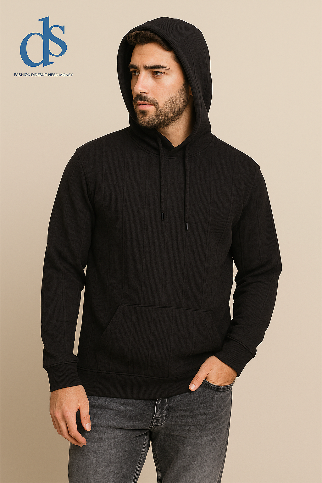 black hoddie 70351