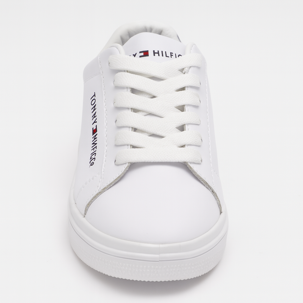 حذاء رياضي تومي هيلفيغر كول تومي جينز من الجلد الأبيض. 159276