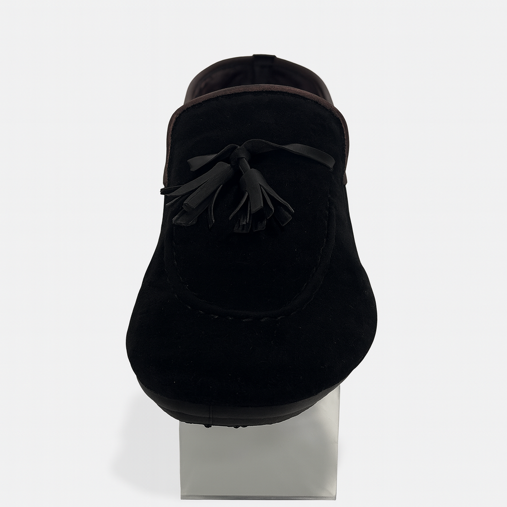 UGG Marris black suede tassel loafers. 4990