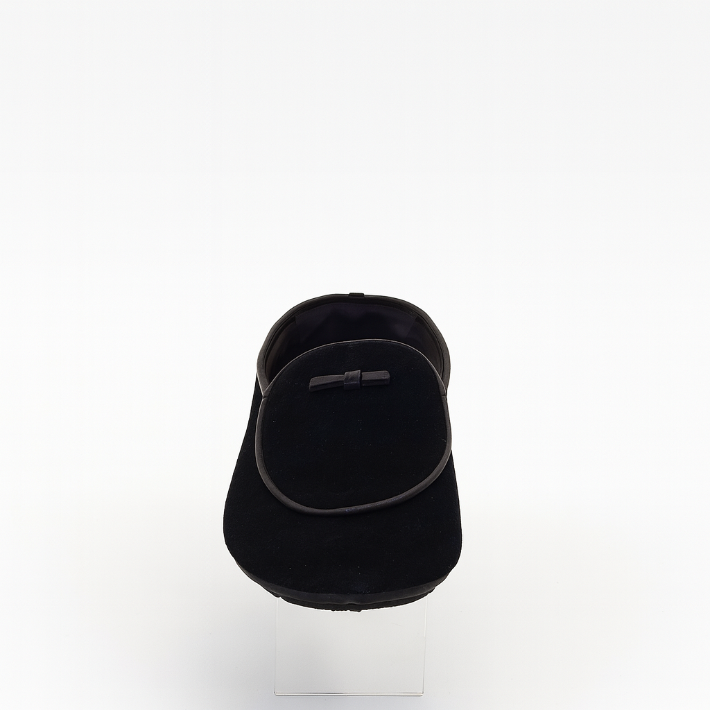 black suede loafers 4991