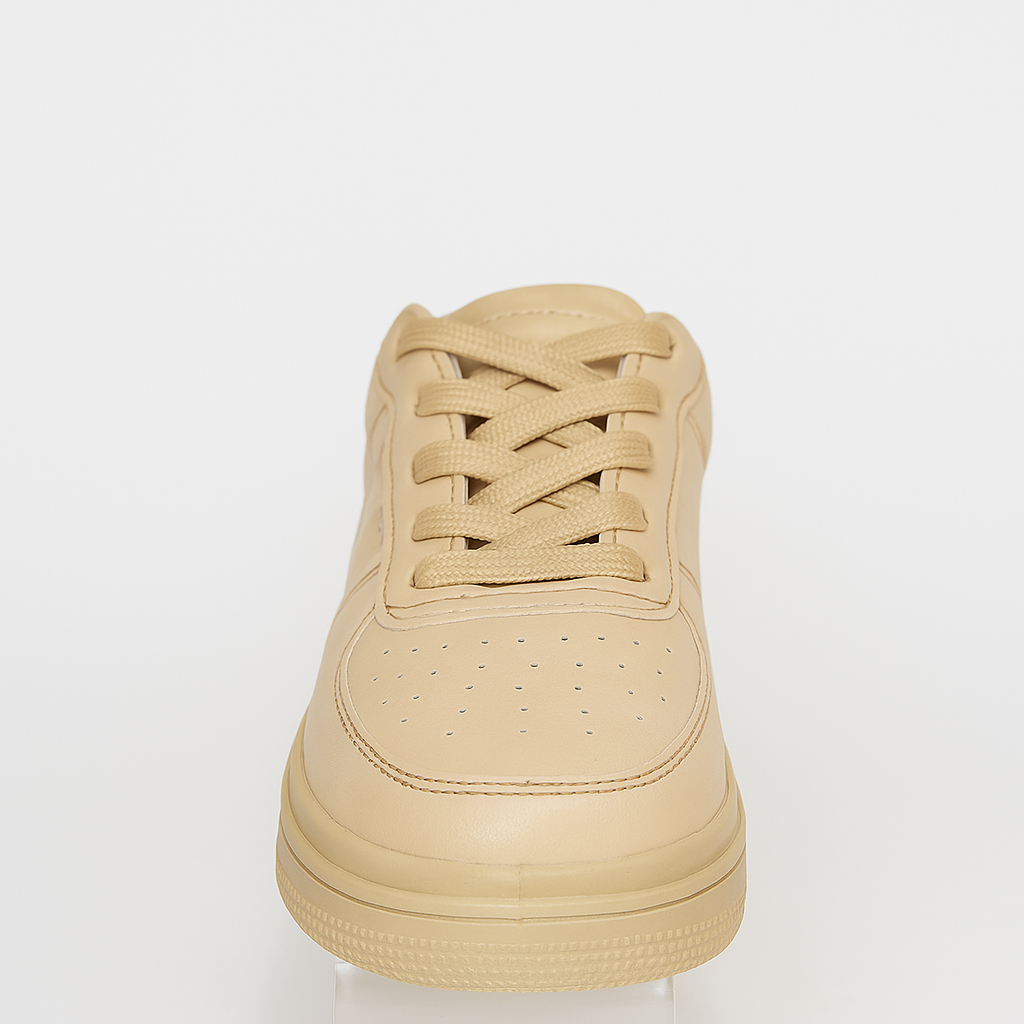 حذاء رياضي ذو نعل سميك باللون البيج 152057