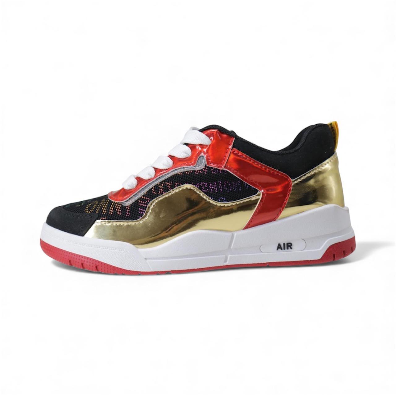 metallic-accented women's sneakers 152037