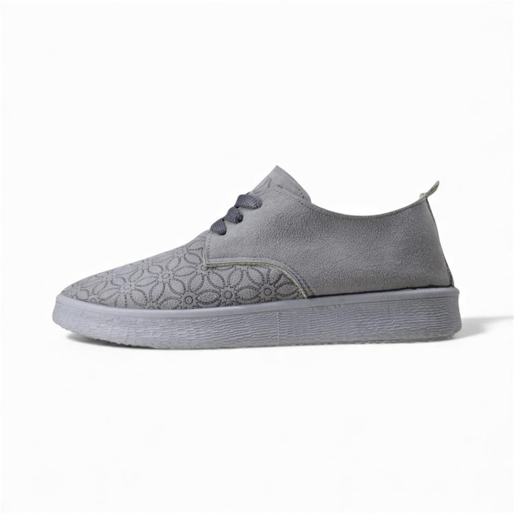 حذاء نسائي كاجوال ماركة بجزء علوي من نسيج منقوش 151822