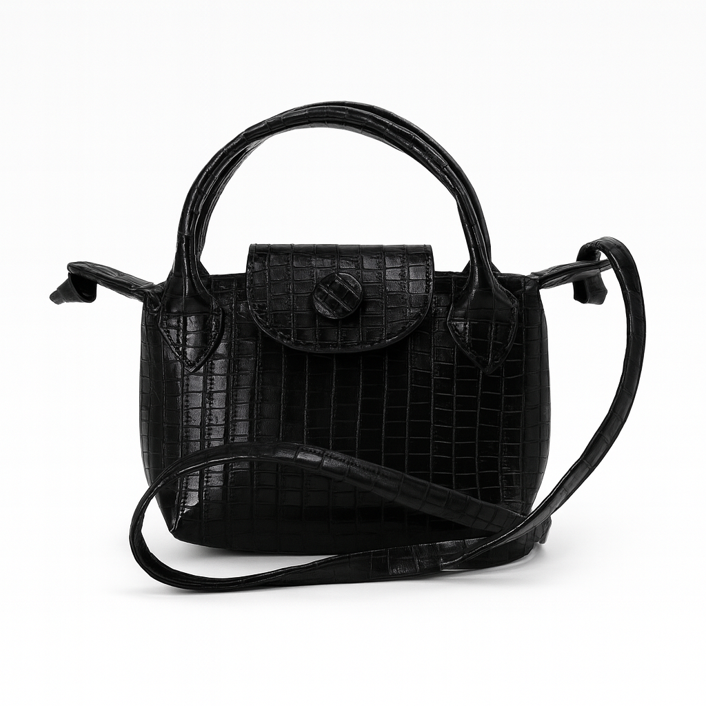 حقيبة كروس بودي من الجلد الصناعي المنسوج