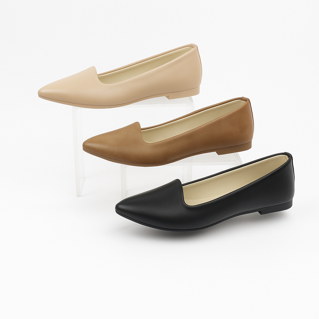 women's pointed-toe ballet flats 138122